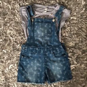 Kids Kensie Over All Shorts